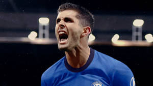 Christian Pulisic Intensely Screaming Wallpaper