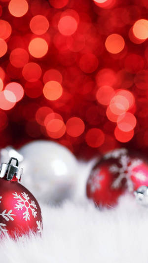 Christmas Background Aesthetic Red Wallpaper