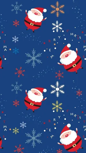 Christmas Cartoon Cell Phone Picture Wallpaper