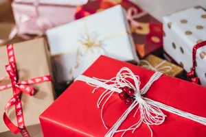 Christmas Gift Boxes Wallpaper