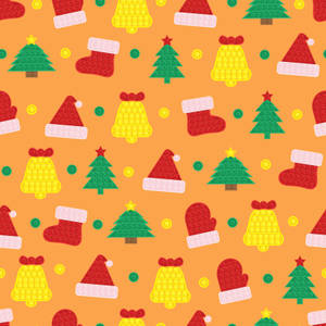 Christmas Pop Its Digital Art Wallpaper