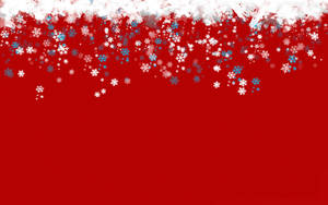 Christmas Snowflakes Background Wallpaper