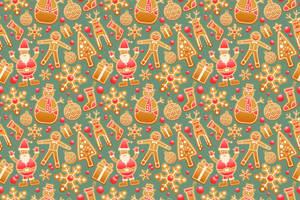 Christmas Snowman Poster Wallpaper