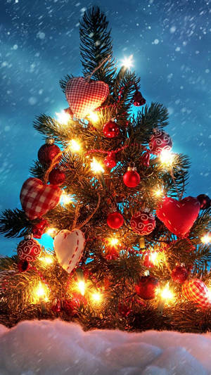 Christmas Tree Cell Phone Image Wallpaper