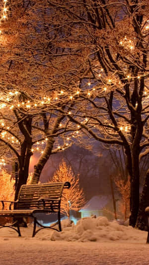 Christmas Winter Holiday Iphone Wallpaper