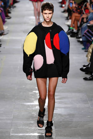 Christopher Kane Black Balloon Jacket Wallpaper