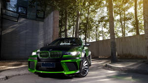 Chrome Green Bmw X6 M Wallpaper