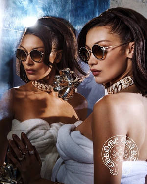 Chrome Hearts Gorgeous Model Wallpaper