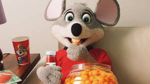 Chuck E Cheese With Cheese Balls Wallpaper