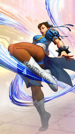 Chun Li Street Fighter Kick Wallpaper