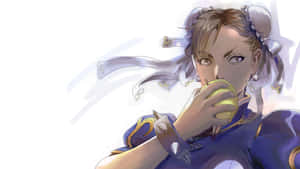 Chun Li Tea Time Wallpaper