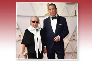 Ciarán Hinds Wife Perfect Attire Wallpaper