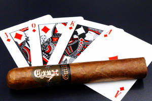 Cigar And Poker Wallpaper