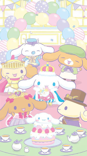 Cinnamoroll Royal Party Wallpaper