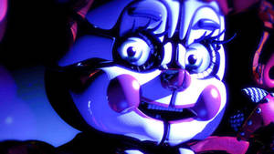 Circus Baby Bright Face Wallpaper