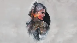 Ciri Layout Poster The Witcher 3 Wallpaper