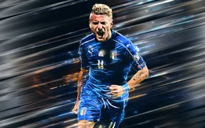 Ciro Immobile Fan Art Wallpaper