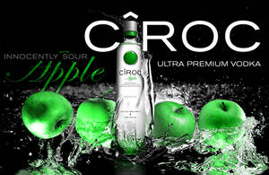 Ciroc Ultra Premium French Vodka Apple Flavor Wallpaper