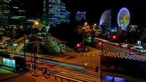 City Lights In Tokyo Wallpaper