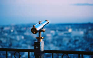 City View Telescope Wallpaper