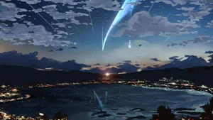 Cityscape From Your Name Series Anime Wallpaper