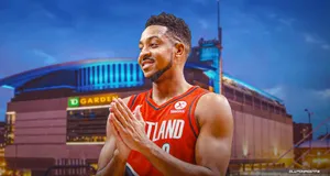 Cj Mccollum Against Arena Wallpaper