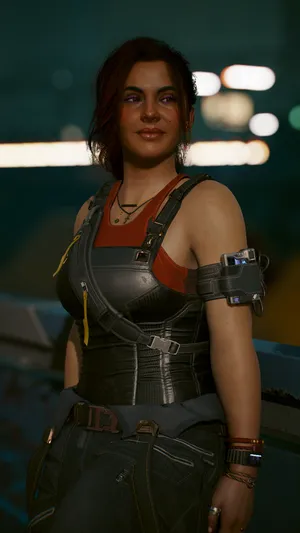 Claire Cyberpunk Iphone Wallpaper