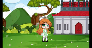 Clara Afton Garden Gacha Life Wallpaper