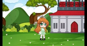 Clara Afton Garden Gacha Life Wallpaper