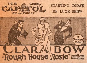 Clara Bow Fine Art Canvas Wallpaper