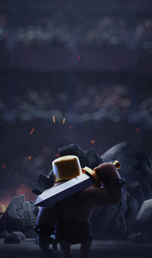 Clash Royale King Dark Art Wallpaper