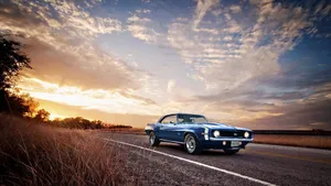 Classic 1969 Camaro Ss Car Wallpaper