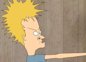 Classic Beavis And Butt-head Cartoon Portrait Wallpaper