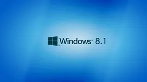 Classic Blue Windows 8.1 Wallpaper