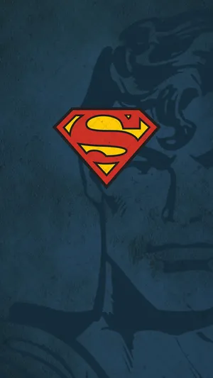 Classic Comics Superman Symbol Iphone Wallpaper