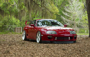 Classic Elegance- 1994 Toyota Supra Mk4 Tuner Car Wallpaper