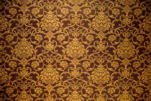 Classic Gold And Bronze Pattern Wallpaper