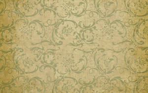 Classic Green Ornamental Patterns Wallpaper