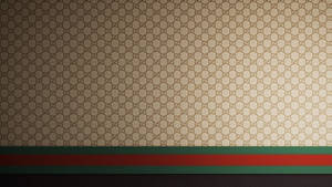 Classic Gucci Designer Logo Pattern Wallpaper