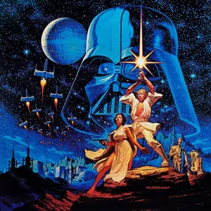 Classic Hildebrandt Poster Star Wars Tablet Wallpaper