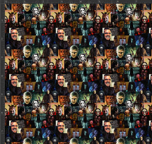 Classic Iconic Horror Characters Come Together Wallpaper