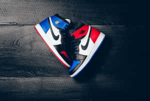 Classic Nike Air Jordan Sneakers Wallpaper