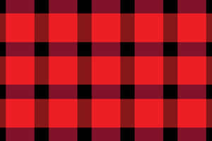 Classic Red And Black Plaid Wallpaper