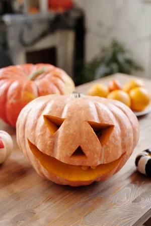 Classic Rustic Fall Jack-o-lantern Wallpaper