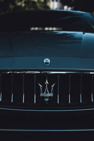 Classy Black Maserati Car Wallpaper