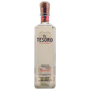 Classy Bottle Of El Tesoro Don Felipe Agave Tequila Wallpaper
