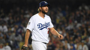 Clayton Kershaw In Field Wallpaper