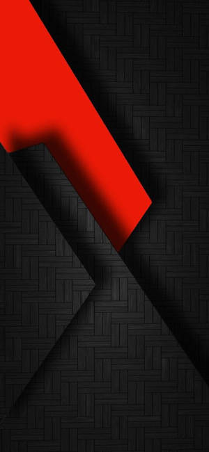 Clean Iphone X Wallpaper For Anyone Who Likes Black And Red. : Iphone Wallpaper