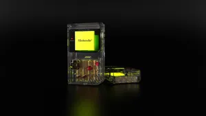 Clear Nintendo Game Boy Models Glowing Green Wallpaper