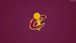 Cleveland Cavaliers Championship Trophy Logo Wallpaper